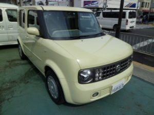 中古車　キューブ　コラム　ベンチシート