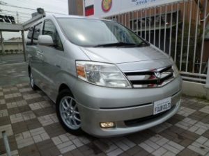 中古車　アルファード　タイヤチェーン