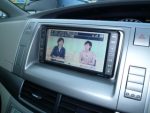 中古車　エスティマ取付　ナビ　テレビ