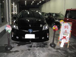 中古車　ﾌﾟﾘｳｽ　中古車買取専門店　新車市場カーベル三木店