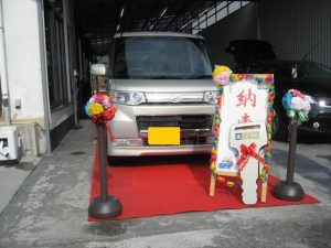 中古車　ﾀﾝﾄｶｽﾀﾑ　車検　２年つき　中古新規　愛車