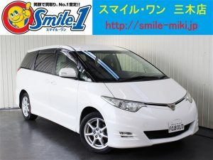 中古車　エスティマ　アエラス　キーレス　スマートキー