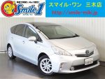 中古車　プリウスα　サンルーフ　純正ナビ　バックカメラ