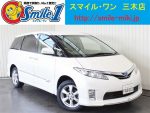 中古車　エスティマ　4ＷＤ　9インチナビ　