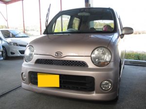 中古車　ヘッドライト　交換　イノシシ