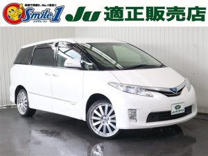 中古車　エスティマ　ガソリン　電気　融合